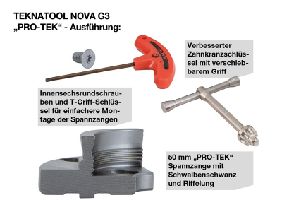 TEKNATOOL NOVA G3 "PRO-TEK" Spannfutter Top-SET DTNOVASET-G3-13